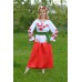Embroidered blouse "Olvia: poppies"